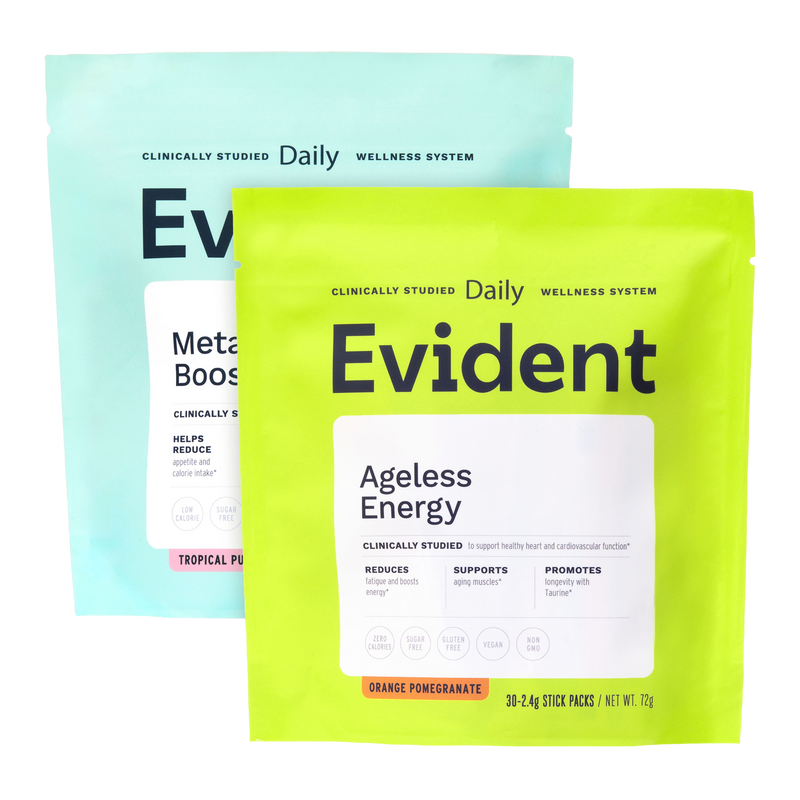 Evident Burn & Build Bundle Pack - Metabolism Booster and Ageless Energy